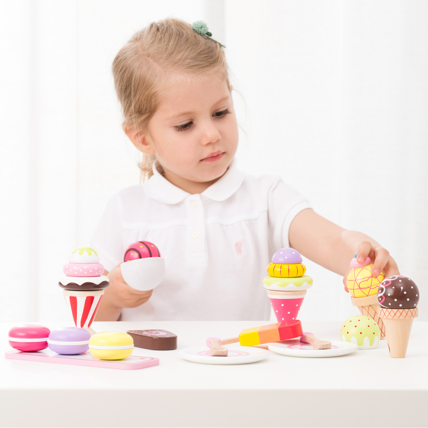 Lelin toy ice clearance cream set